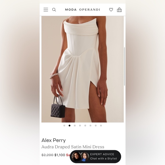 alex perry audra draped satin mini dress Alex Perry Draped Cotton And Silk-blend Mini Dress - Women - White Dresses